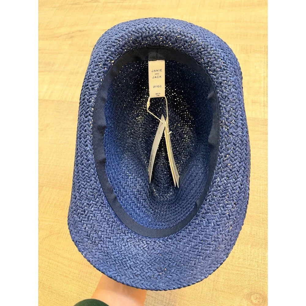 NEW Janie and Jack Fedora Navy Hat